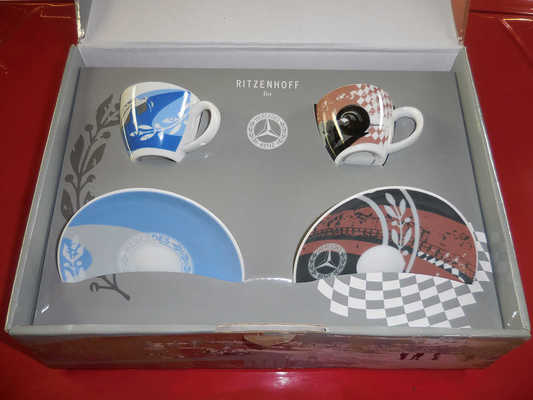 Набор чашек для эспрессо Mercedes-Benz Espresso Cups Set Race, 2011 г.