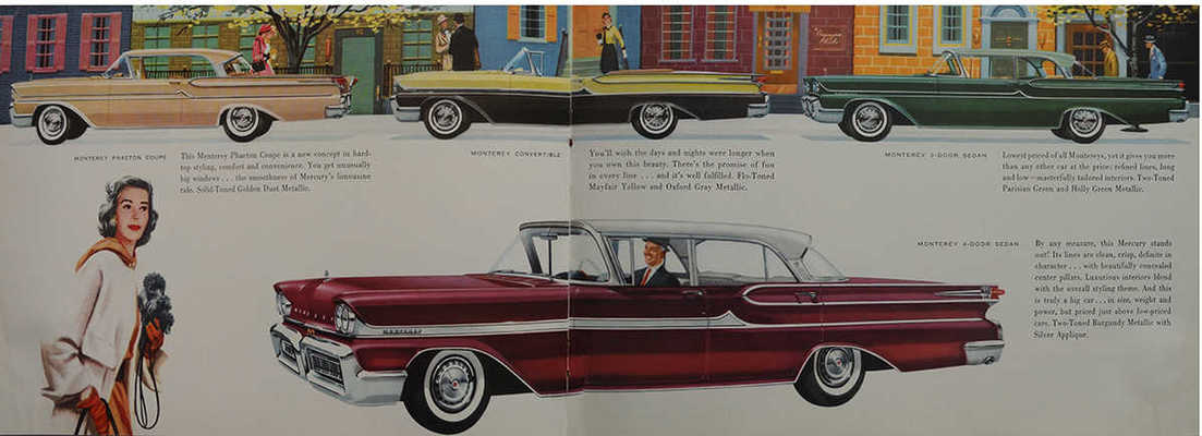 Два рекламных буклета автомобилей «Ford» и «Mercury»