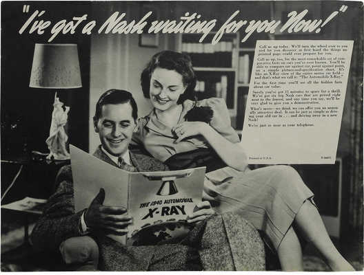 Рекламный буклет автомобиля «Nash». США, [1940].