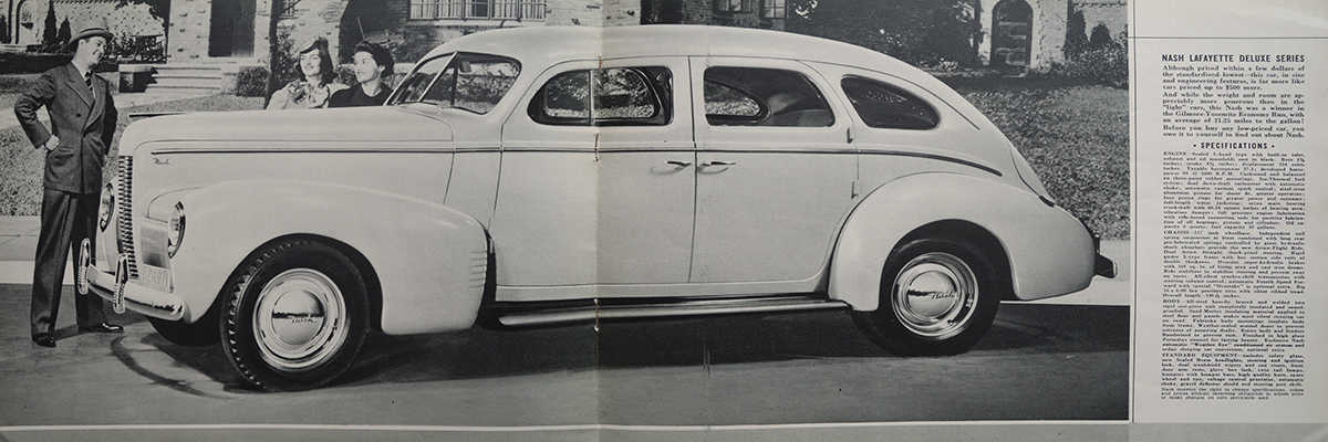 Рекламный буклет автомобиля «Nash». США, [1940].