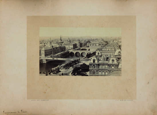 [Виды Парижа в фотографиях] Vues de Paris en photographie. Б. м., [конец XIX в.]