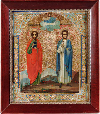 Икона «Святые Лука и Леонтий»