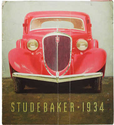 Лот из двух рекламных буклетов американской
корпорации Studebaker