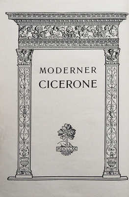 3 путеводителя из серии «Moderner Cicerone»: