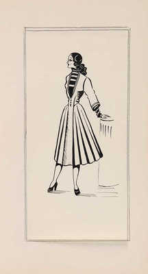 Современный женский костюм в послевоенное время: На практике Общесоюзного дома моделей. М., 1954