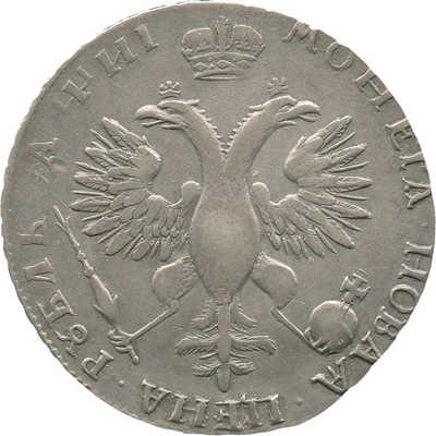 1 рубль 1718 года, OK L