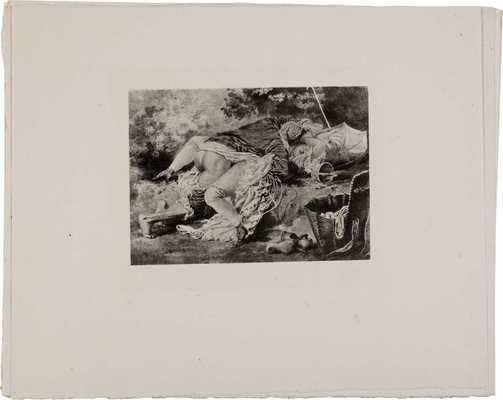 [Михаил Зичи. Любовь Альбом гелиогравюр]. Michel Zichy Liebe. Vierzig heliogravuren. Б.м., 1913