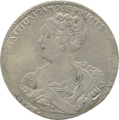 1 рубль 1725 года, СПб