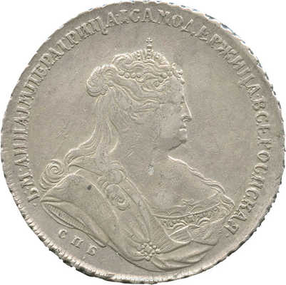 1 рубль 1738 года, СПб