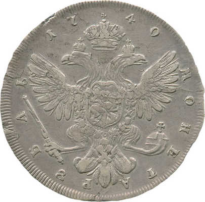 1 рубль 1740 года, СПб