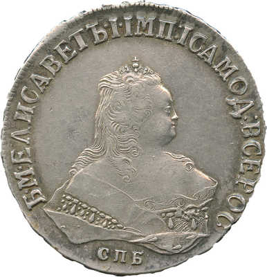 1 рубль 1749 года, СПб