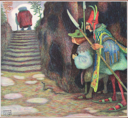 Пеллар Ганс. Иллюстрация к сказке С. Городецкого «Царевич-малыш» (1911)