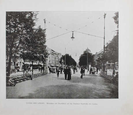[Берлинский альбом. Шарлоттенбург и Потсдам. 5 больших панорам, в том числе одна цветная, ...]. Berlin, [1905–1910].
