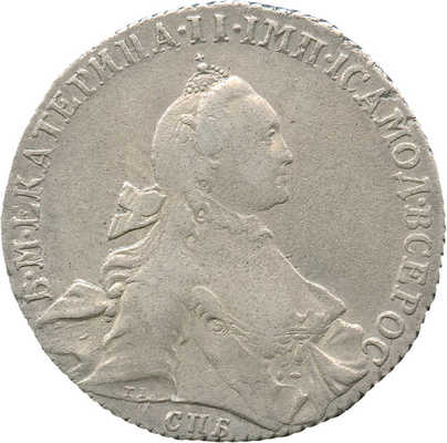 1 рубль 1765 года, СПб ТI ЯI