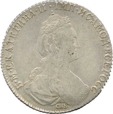 1 рубль 1777 года, СПб ФЛ