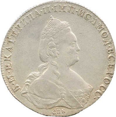 1 рубль 1786 года, СПб ТI ЯА