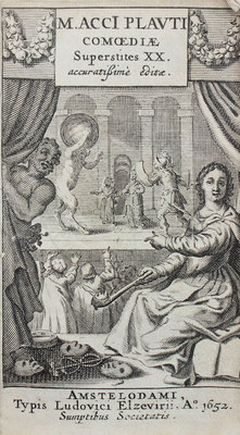 [Плавт М. 20 сохранившихся комедий. Амстердам: Напеч. Л. Эльзевиром, 1652]. Plauti M. Comoediae Superstites XX. Amstelodami: Typis Ludovici Elzevirii, 1652.