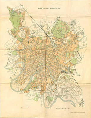 План города Москвы 1894 г. / Сост. по плану, приложенному к «Адресной и справочной книге гор. Москвы». [М.], [1969].