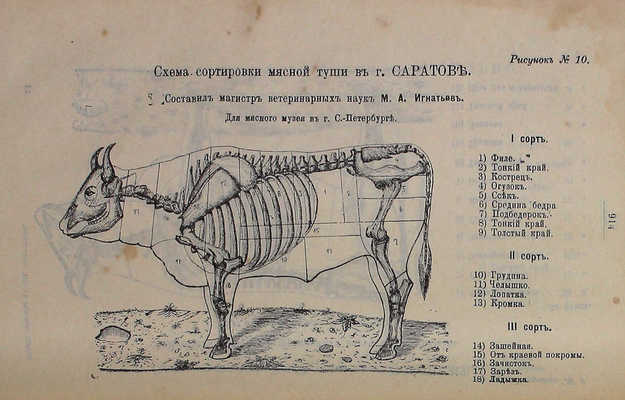 Александрова-Игнатьева П.П. Практические основы кулинарного искусства. Руководство для кулин. шк. и для самообучения. С прил. крат. попул. курса мясоведения магистра вет. наук М.А. Игнатьева. 10-е изд. СПб.: Тип. Я. Трей, 1914.