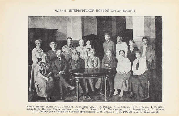 Познер С.М. Первая боевая организация большевиков. 1905-1907 гг. Статьи, воспоминания и документы / С предисл. М. Горького. М.: Старый большевик, 1934.