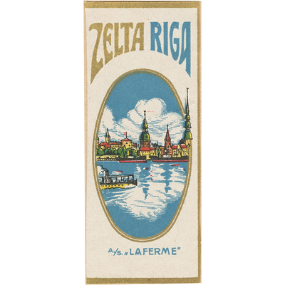 Реклама (пробная печать) «Zelta Riga»