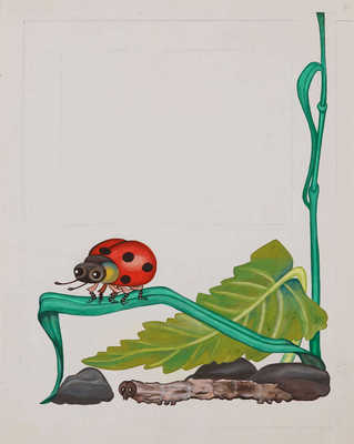 Неизвестный художник. Макет книги В. В. Бианки "Как муравьишка домой спешил"