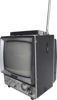 Переносной 8-дюймовый черно-белый телевизор Sony Transistor TV Receiver 9-304 UE