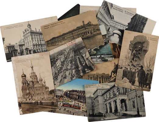 23 открытки с видами г. Санкт-Петербурга.