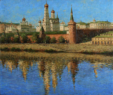 Неизвестный художник. Вид на Кремль