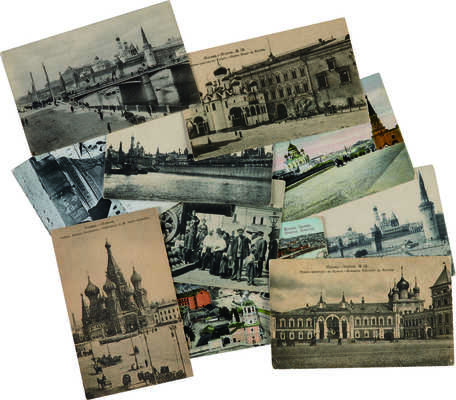 Подборка открыток с видами города Москвы, 28 шт.