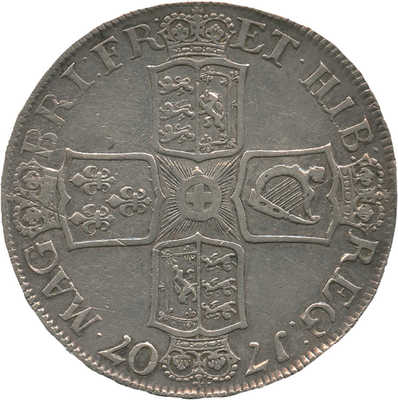 1 крона 1707 года