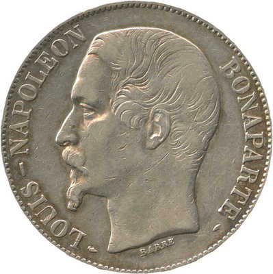 5 франков 1852 года