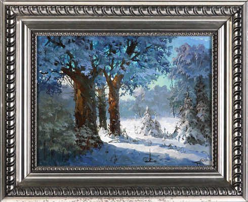 Быков Виктор Александрович. Деревья зимой 