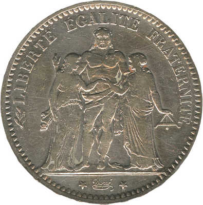 5 франков 1874 года