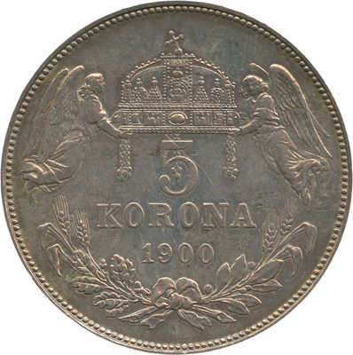 5 крон 1900 года