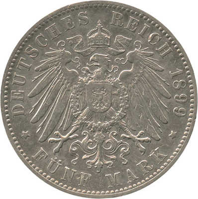 5 марок 1899 года