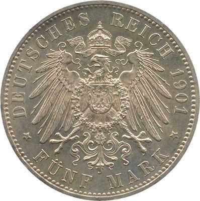 5 марок 1901 года