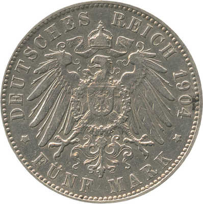 5 марок 1904 года