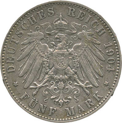 5 марок 1904 года