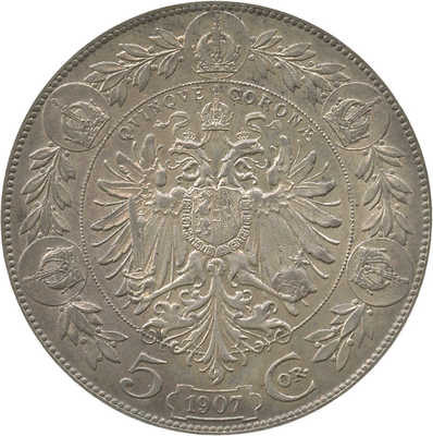 5 крон 1907 года