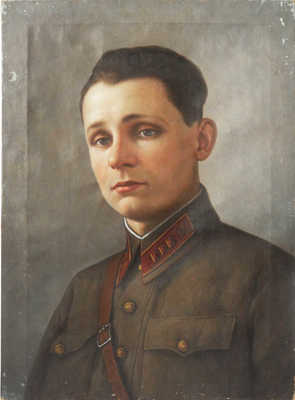 Неизвестный художник. Портрет старшего лейтенанта войск НКВД