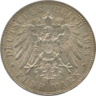 5 марок 1913 года