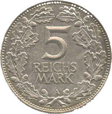 5 марок 1925 года