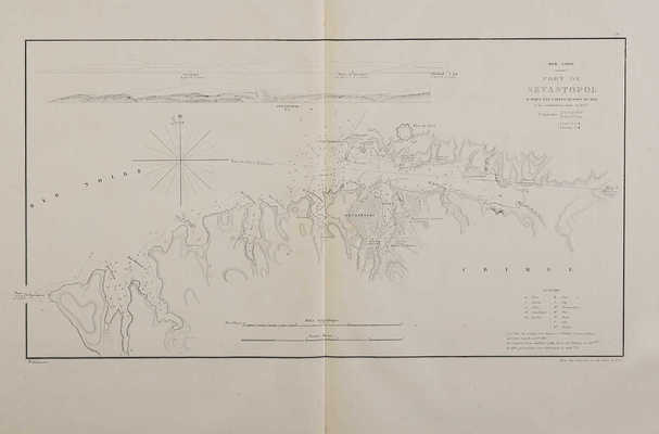 [Карта Севастопольской бухты] Port de Sevastopol. Paris: Imp / Geny-Gros rue du Platre St. Jes., 1856.