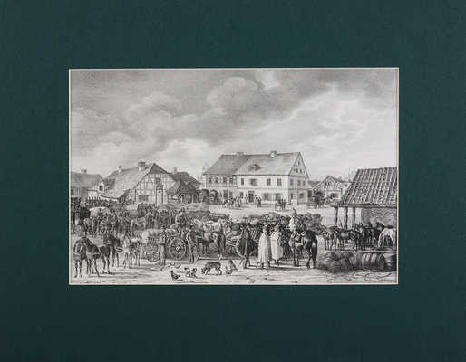 Великая армия Наполеона в Вильнюсе. Художник А. Адам. 1830-е.