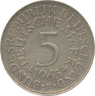 5 марок 1965 года