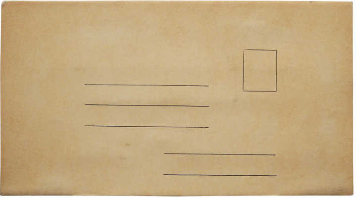 Объемная открытка-конверт «Дом № 6 по ул. Горького (бывшая гостиница Дрезден)», 1959.