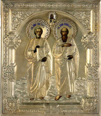 Икона «Святые Петр и Павел»
