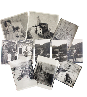 Подборка из 11 фотографий из поездки В.Г. Лидина по Италии: