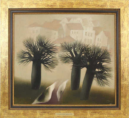 Осышный Валерий Викторович. Пейзаж с деревьями 